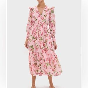 Tuckernuck Banjanan Exclusive Wisteria Cabaret Pearl Dress - Floral Pink Dress